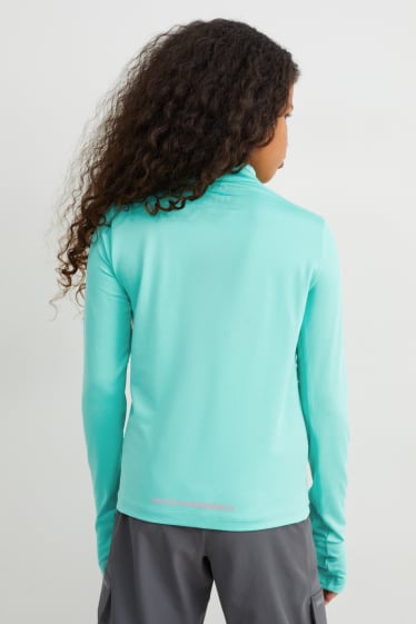 Kinder Mädchen - Multipack 2er - Funktions-Shirt - schwarz