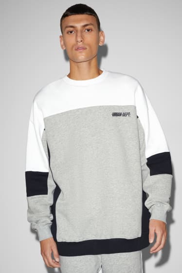 Heren - Sweatshirt - licht grijs-mix