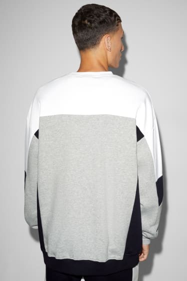 Heren - Sweatshirt - licht grijs-mix