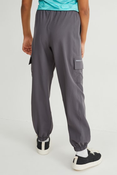 Kinderen: meisjes - Sportbroek - donkergrijs
