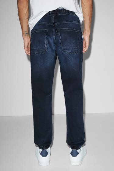 Pánské - Slim jeans - jog denim - LYCRA® - džíny - tmavomodré