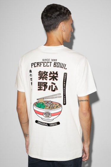 Men - T-shirt - cremewhite