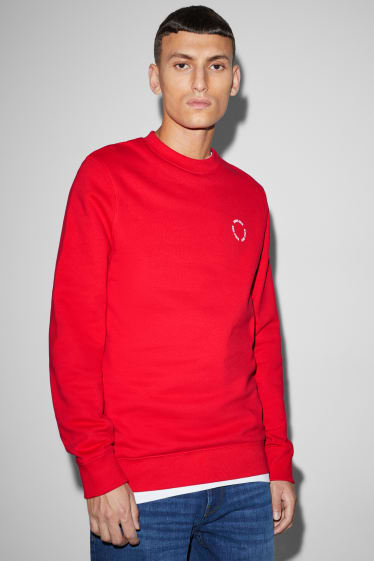 Herren - Sweatshirt - rot