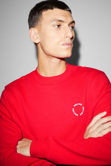 Herren - Sweatshirt - rot