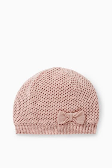 Nadó nena - Gorra per a nadó - rosa pastel