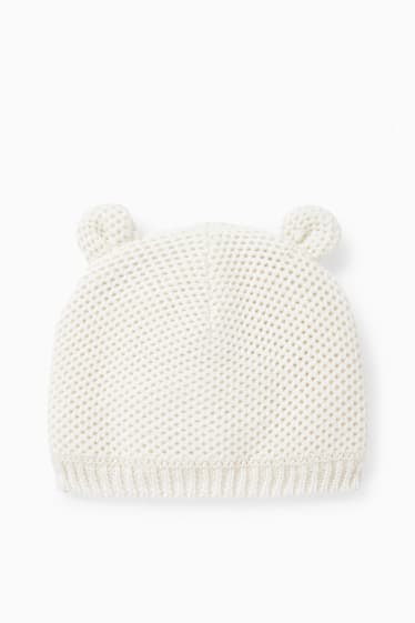 Unisex - Gorra per a nadó - blanc trencat