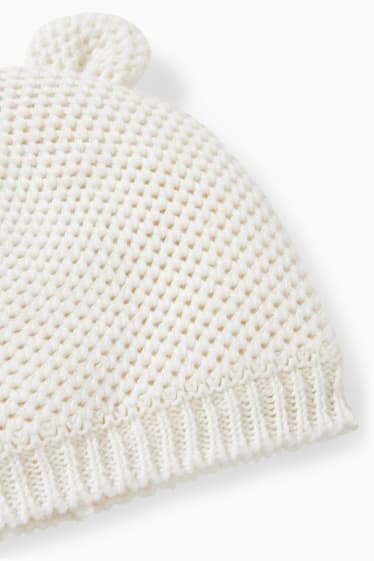 Unisex - Gorra per a nadó - blanc trencat