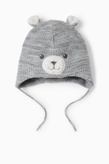 Unisex - Gorra per a nadó - gris clar jaspiat