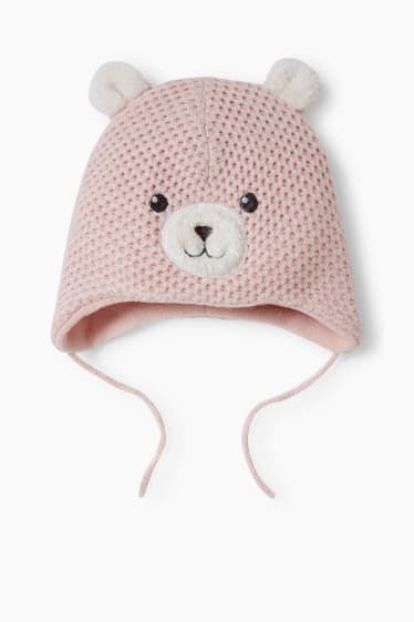 Nadó nena - Gorra per a nadó - rosa pastel