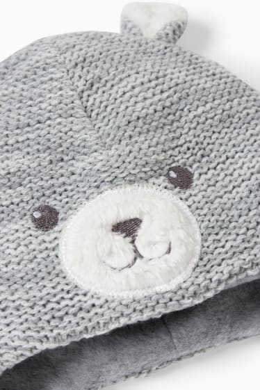 Unisex - Gorra per a nadó - gris clar jaspiat