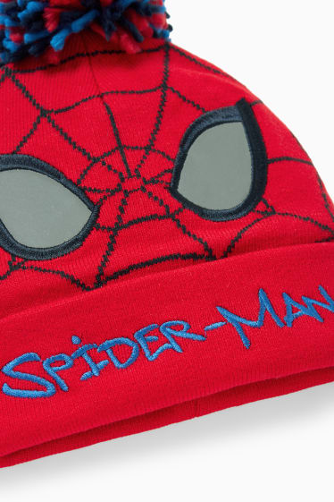 Niños - Spider-Man - gorro - rojo