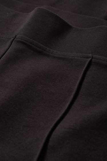 Donna - Pantaloni - vita media - slim fit - nero