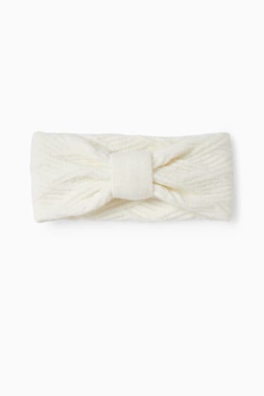 Enfants filles - Bandeau de front - blanc