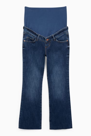 Kobiety - Dżinsy ciążowe - bootcut jeans - LYCRA® - dżins-niebieski