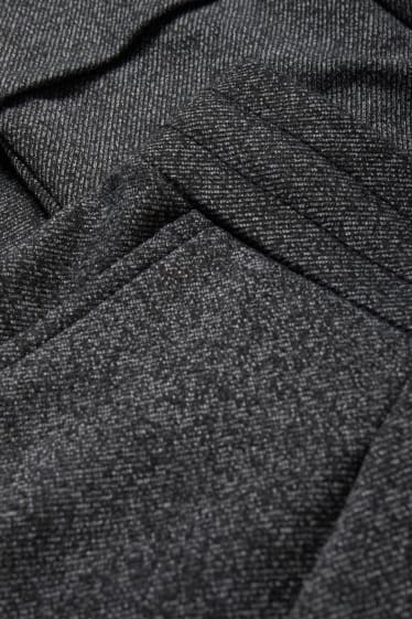 Damen - Jersey-Hose - Tapered Fit - dunkelgrau