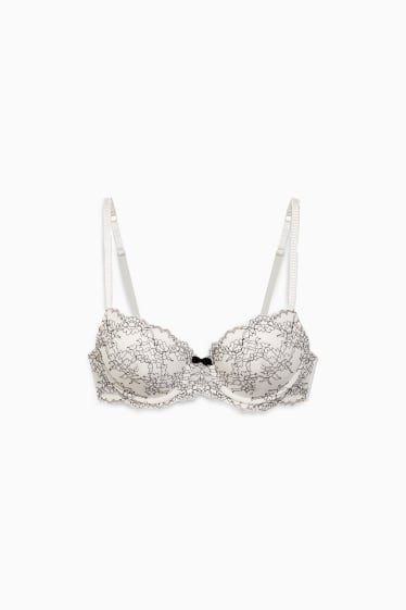 Women - Underwire bra - FULL COVERAGE - padded - cremewhite