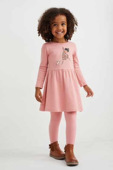 Kinderen - Set van 3 - jurk - roze