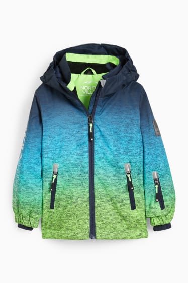 Kinderen: jongens - Ski-jas met capuchon - donkerblauw