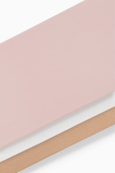 Bambini - Confezione da 3 - collant fini - 40 DEN - bianco / rosa