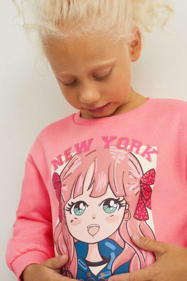 Kinder Mädchen - Sweatshirt - pink