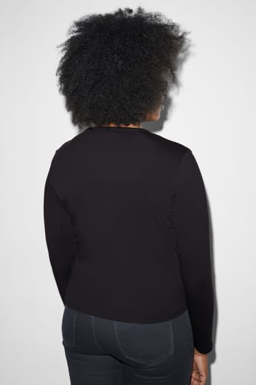 Women - CLOCKHOUSE - long sleeve top - black