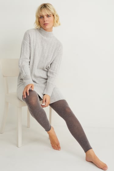 Women - Cashmere blend leggings - brown