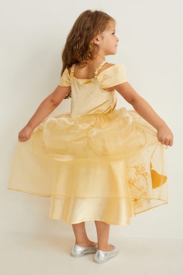 Kinderen - Disney-prinses - Belle jurk - lichtgeel