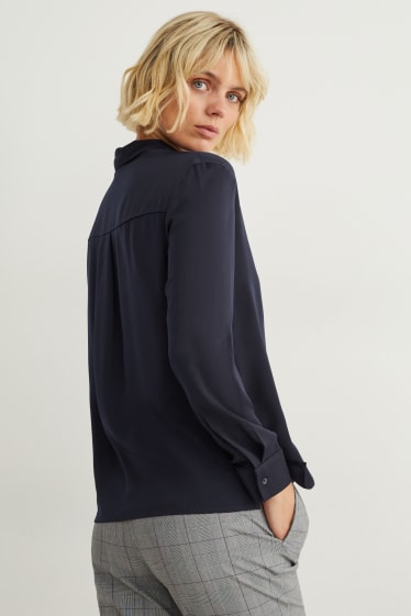 Femmes - Chemisier de bureau - bleu foncé