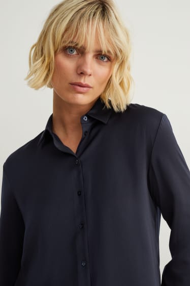 Femmes - Chemisier de bureau - bleu foncé
