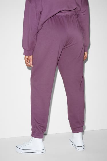 Dames - CLOCKHOUSE - joggingbroek - paars