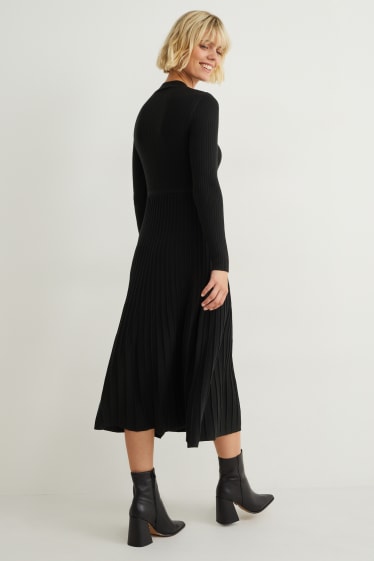 Mujer - Vestido de punto - negro