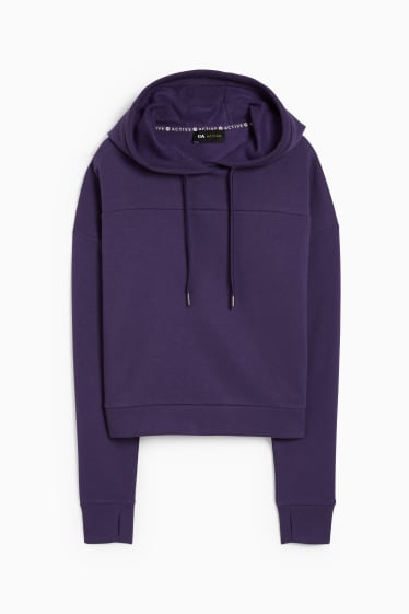 Femmes - Sweat à capuche de sport - violet