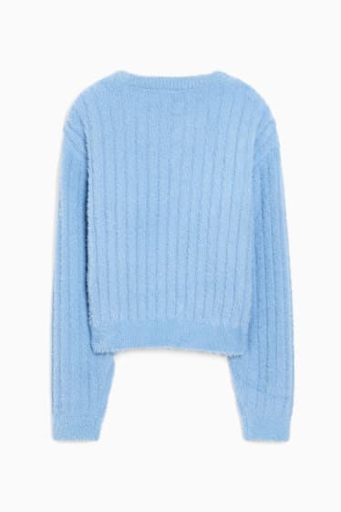 Kinder Mädchen - Pullover - blau
