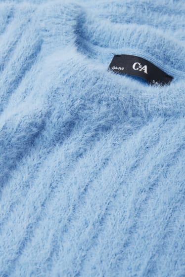 Kinder Mädchen - Pullover - blau