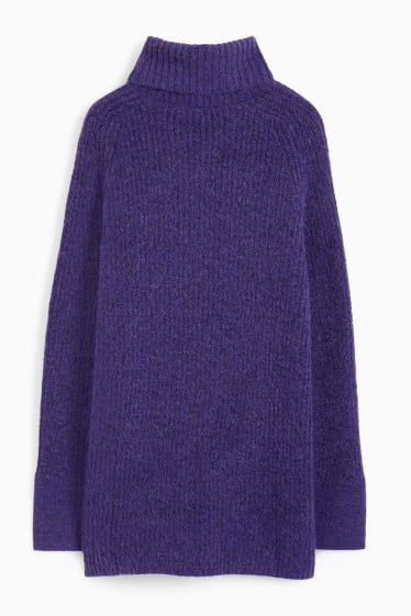 Femmes - Pullover à col roulé - violet