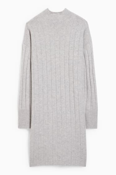 Donna - Vestito in cashmere - grigio chiaro