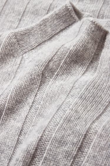 Donna - Vestito in cashmere - grigio chiaro