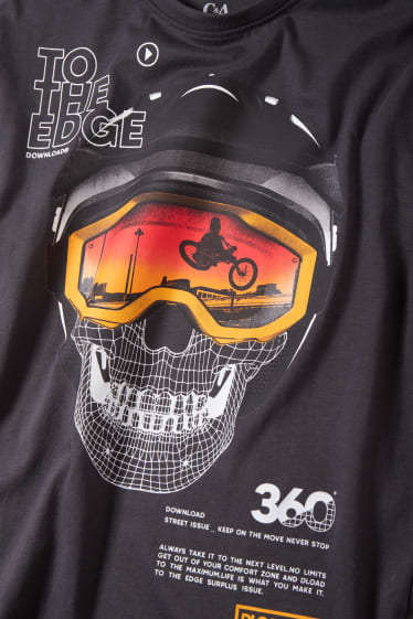 Copii - Băieți - Multipack 2 buc. - tricou cu mânecă lungă - gri închis