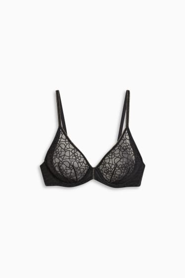 Donna - Reggiseno con ferretti - nero