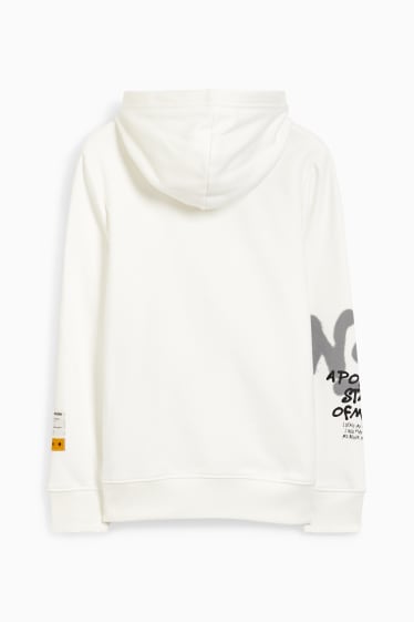 Kinder Buben - Hoodie - schneeweiß