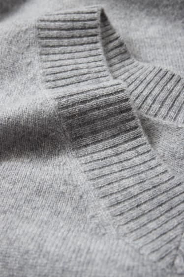 Women - Cashmere jumper - gray