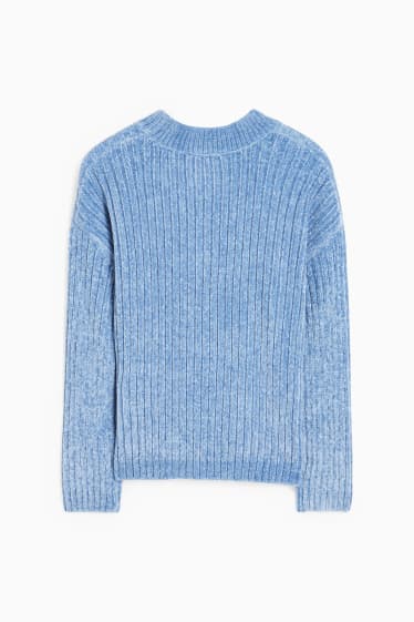 Kinder Mädchen - Pullover - blau