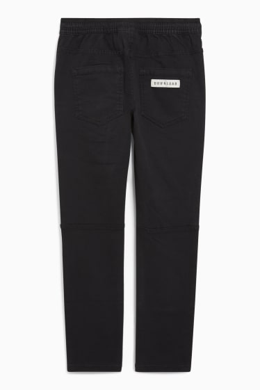 Kinder Buben - Cargohose - schwarz