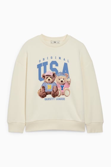 Kinder Mädchen - Sweatshirt - cremefarben