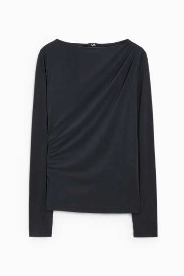 Women - Long sleeve top - black