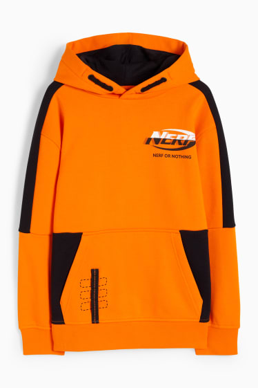 Enfants garçons - NERF - sweat à capuche - orange