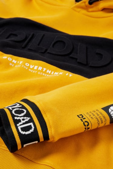 Kinder Buben - Hoodie - gelb
