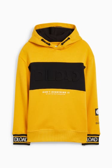Kinder Buben - Hoodie - gelb