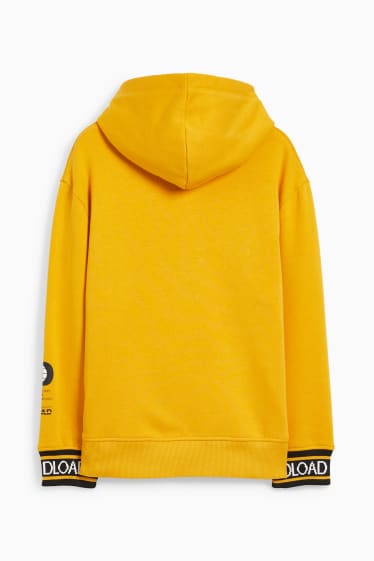 Kinder Buben - Hoodie - gelb