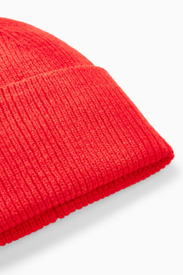 Damen - Mütze - rot